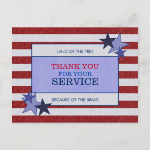 Stars Stripes Leather Patriotic Veteran Hartelijk Briefkaart