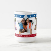 Stars Stripes Photo 4 juillet Mug (Centre)