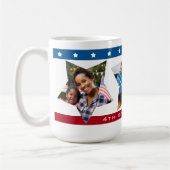 Stars Stripes Photo 4 juillet Mug (Gauche)