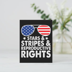 Stars Stripes Reproductive Rights Briefkaart