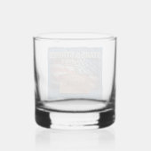 Stars & Stripes - Rocks Glas (Achterkant)