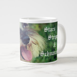 Stars Stripes & Schnauzers Patriotic Extra Grote Beker