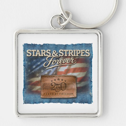 Stars & Stripes - Sleutelhanger (Voorkant)