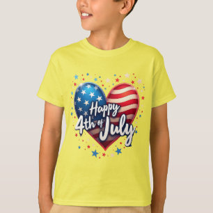 Stars & Stripes Spirit: Iconische Amerikaanse Vrij T-shirt