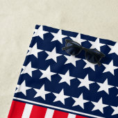 Stars & Stripes Strandlaken (In situ)