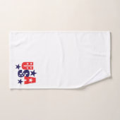 Stars & Stripes USA Conception patriotique (Serviette à main)