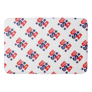 Stars & Stripes USA Patriottisch Ontwerp Badmat