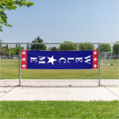 Stars & Stripes Welkom Spandoek (Insitu)