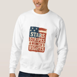 Stars, Stripes & Women’s Rights Distressed Flag Trui