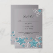 Stars & Swirls Fête Fête Fête RSVP (Devant / Derrière)