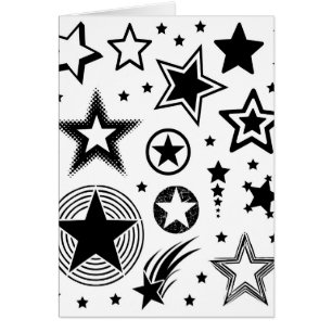 Stars Tattoos noir + vos idées