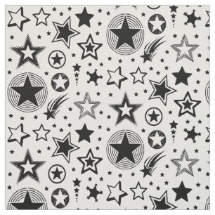 Stars Tattoos zwart + jouw ideeën Stof