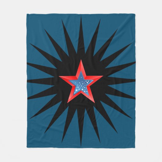 Stars vlooiendeken. fleece deken (Voorkant)