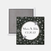 Stars Wedding Magnet Magneet (Voorkant / Achterkant)