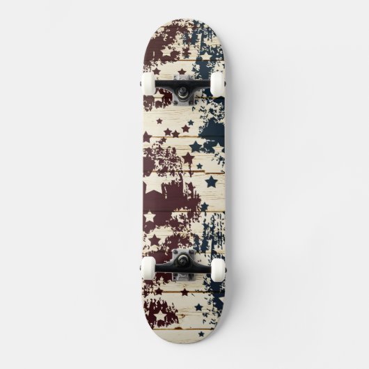  Stars Wood Skateboard (Voorkant)
