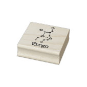 Stars Zodiac Celestial Horoscope Virgo Rubberstempel (Stempel)