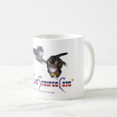 StarsAndStripesCats attaque, blanc tasse de (Devant droit)