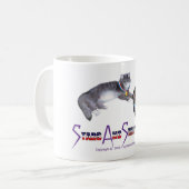 StarsAndStripesCats attaque, blanc tasse de (Devant gauche)