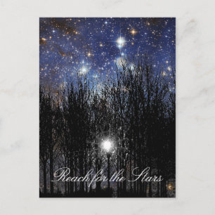 Starscape en Bomen: Bereik - Briefkaart