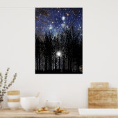 Starscape & Trees - Poster (Cuisine)