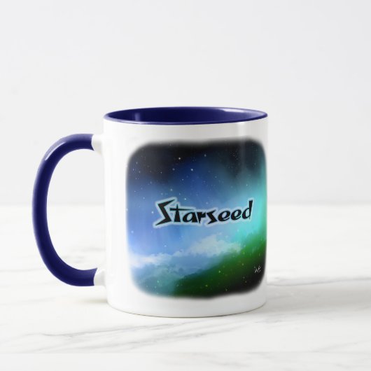 Starseed (blauw) mok (Links)