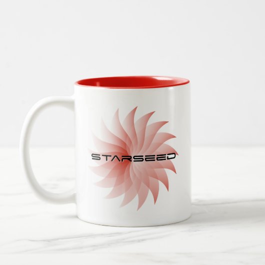 Starseed Red Star Tweekleurige Koffiemok (Links)