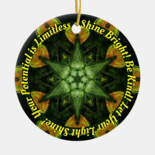 STARSEED Sticker Keramisch Ornament (Voorkant)