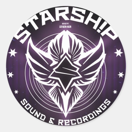 STARSHIP Sound & Recordings Sticker (Voorkant)