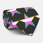 StarsPangled Trans Pride vlag Stropdas (Opgerold)