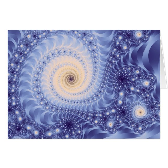 Starstorm Spirituel Abstrait Art Fractal (Devant Horizontal)