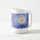 Starstorm Spirituele Abstracte Kunstfractal Koffiemok (Voorkant rechts)