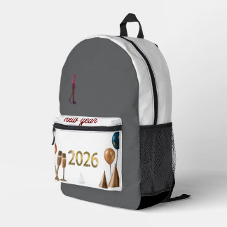 Start 2026 met stijl — draag de viering met je mee bedrukte rugzak