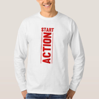 Start actie: ontsteek de reis t-shirt