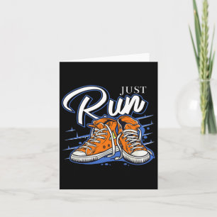 Start alleen maar Runner Biathlon Jogging Triathlo Kaart