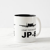 Start de dag met Mok JP-8 Warthog A-10 (Voorkant rechts)