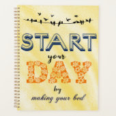 Start de dag planner (Voorkant)