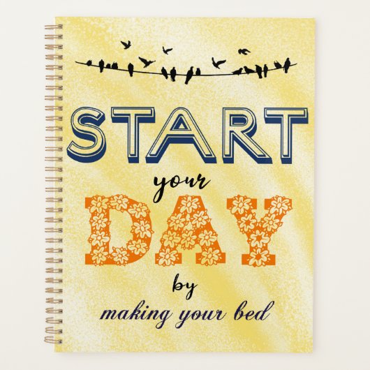 Start de dag planner (Voorkant)