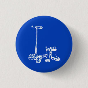 start die opstartknop op ronde button 3,2 cm
