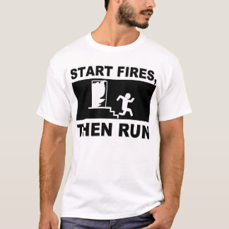 Start Fires en voer vervolgens uit T-shirt