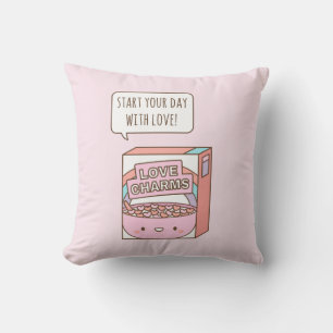 Start je dag met Love Breakfast Cereal Kussen