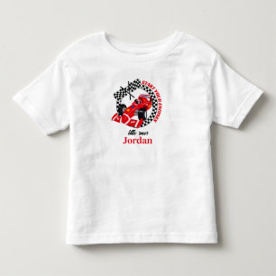 Start Je Motoren Rode Race Auto Verjaardag Alle Le Kinder Shirts