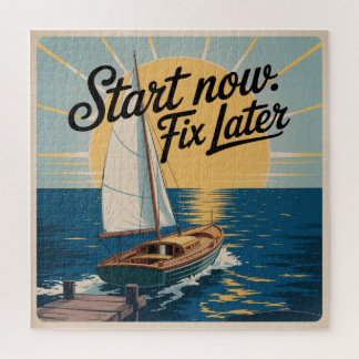 Start Now. Fix Later Legpuzzel