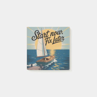 Start Now. Fix Later Post-it® Notes