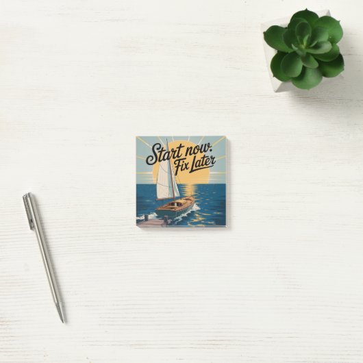 Start Now. Fix Later Post-it® Notes (Kantoor)