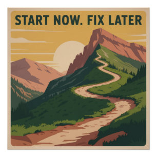 Start nu. Repareer later Perfect Poster