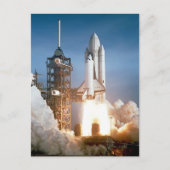 Start Sapce Shuttle Briefkaart (Voorkant)