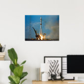 Start Soyuz (proefproject Apollo-Soyuz) Poster (Thuiskantoor)