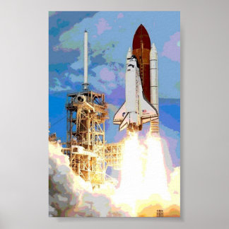 Start Space Shuttle Poster