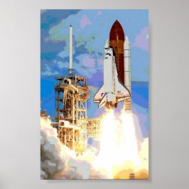 Start Space Shuttle Poster