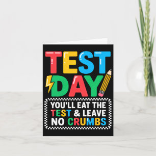 Start State Testing Day Motivatie Je zult het eten Kaart